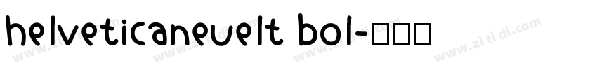 helveticaneuelt bol字体转换